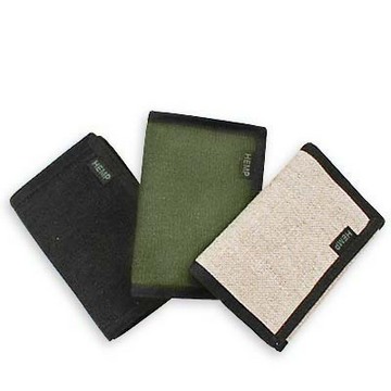 The Eight Compartment Tri Fold Hemp Wallet from Hempmania